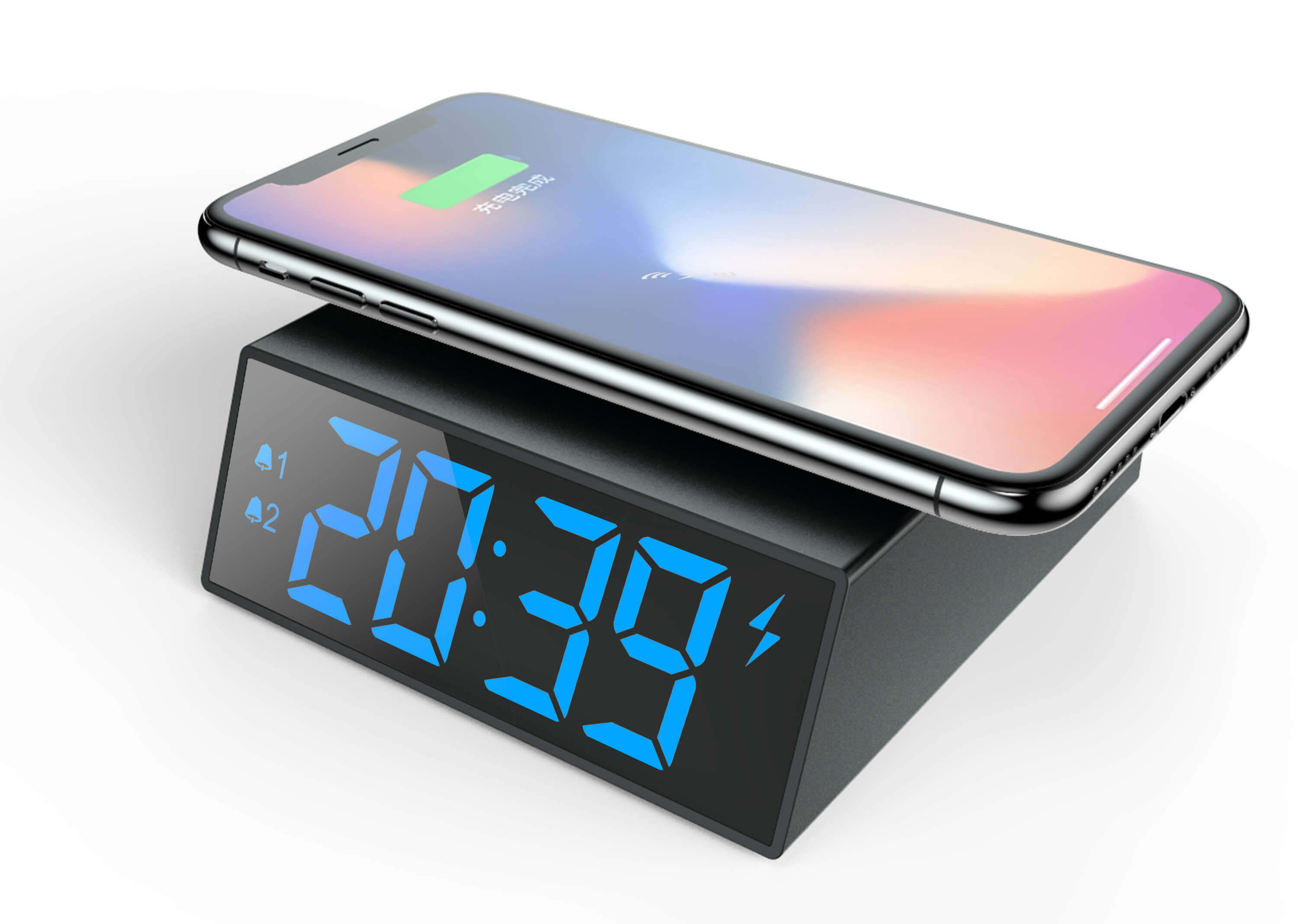 Wireless Charging | Alarm Clock | Digital Desk Clock | Yghap.com