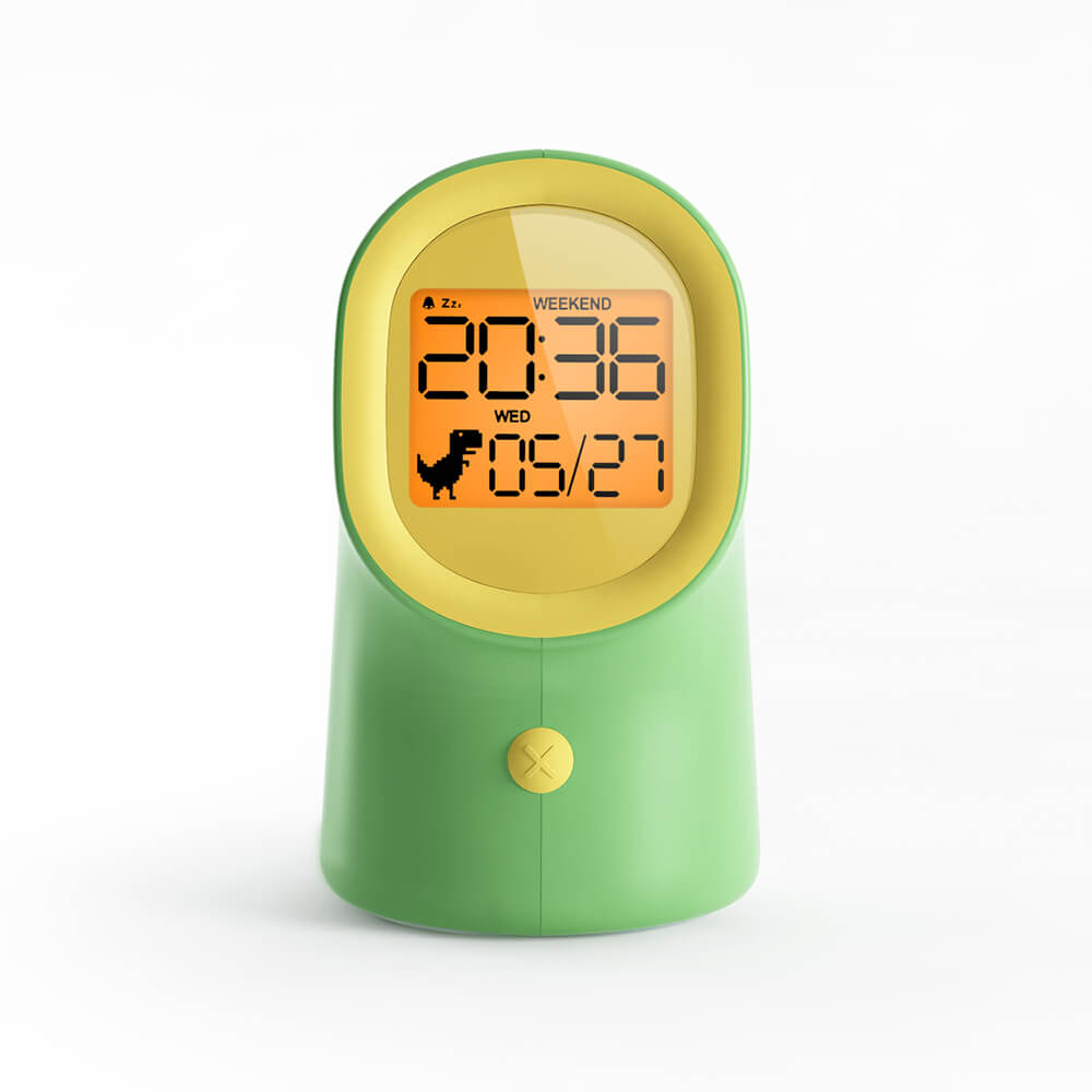 Dinosaur Kids Alarm Clock - Sleep Trainer Clock - HAPTIME