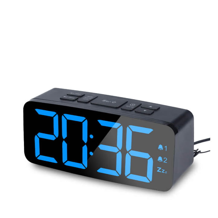 FM Radio Alarm Clock | Digital LED Clock Dimmer Snooze | Wholesale