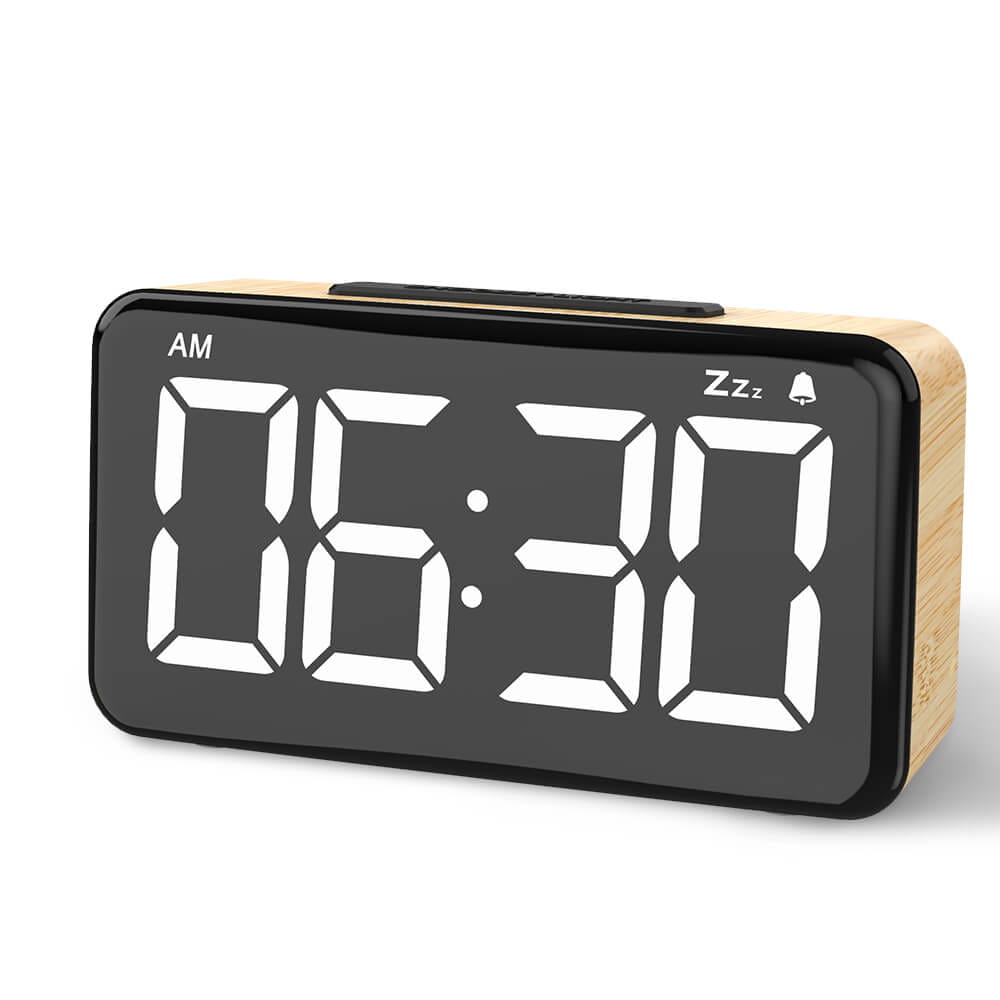 Alarm Clock,Digital Alarm Clocks for Bedrooms LED Small Desk Clock 