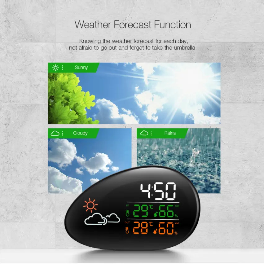 HAPTIME Hygrometer Digital Weather Thermometer Hygrometer Temperature and Humidity Sensor