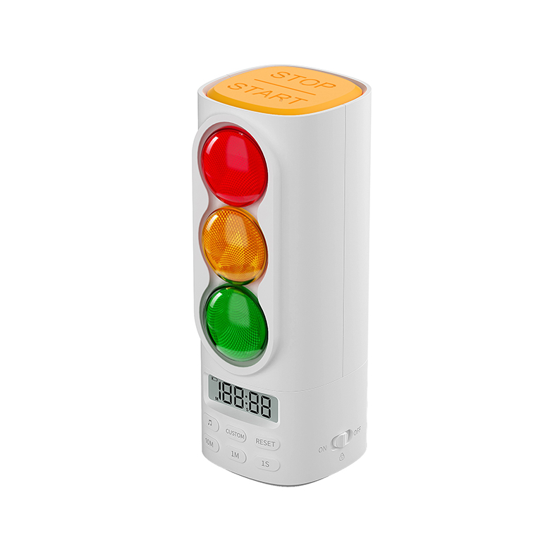 Led Traffic Light Countdown Timer Lightweight and Easy to Carry Visual Audio Timer for Kids Time Management